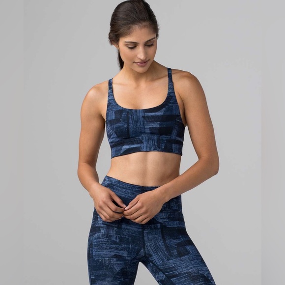 Lululemon Train Times Bra - Size 10 Midnight Navy - Picture 4 of 10